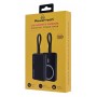 POWERTECH power bank PT-1376 με καλώδιο, 10000mah, magnetic wireless, 20W, μαύρο
