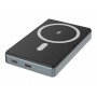 POWERTECH power bank PT-1377, 10000mah, magnetic wireless, 20W, γκρι