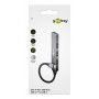 GOOBAY USB hub 74457, 4x θυρών, USB 3.2, 5Gbps, USB-C σύνδεση, γκρι