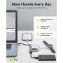 GOOBAY USB hub 74460, 5x θυρών, USB 3.2, 5Gbps, 100W, USB-C σύνδεση, γκρι