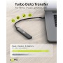 GOOBAY USB hub 74460, 5x θυρών, USB 3.2, 5Gbps, 100W, USB-C σύνδεση, γκρι