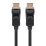 GOOBAY καλώδιο DisplayPort 74760, 16K/60Hz, 80 Gbps, 1m, μαύρο