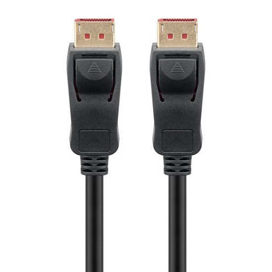 GOOBAY καλώδιο DisplayPort 74761, 16K/60Hz, 80 Gbps, 2m, μαύρο