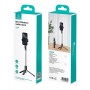 USAMS selfie stick ZB324 με τρίποδο, έως 110cm, Bluetooth, μαύρο