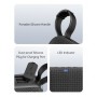 USAMS φορητό ηχείο YX015, 5W, Bluetooth, 1200mAh, μαύρο