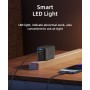 USAMS φορτιστής/αντάπτορας πρίζας US-CC179, USB-C & 2x USB, universal, 20W, μαύρος