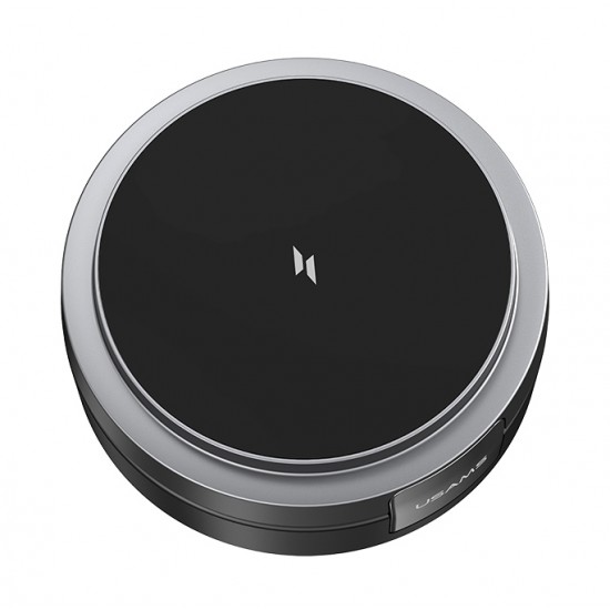 USAMS ασύρματος φορτιστής CD234, 3 σε 1, 15W, μαύρος