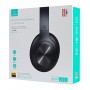 USAMS headphones YH21, ασύρματα & ενσύρματα, Φ40mm, 500mAh, μαύρα