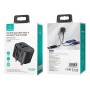 USAMS φορτιστής/αντάπτορας πρίζας US-CC179, USB-C & 2x USB, universal, 20W, μαύρος