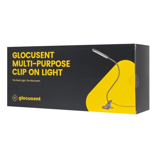 GLOCUSENT φωτιστικό γραφείου GLCSNTA1901 με κλιπ, τηλεχειριστήριο, έως 220lm, μαύρο