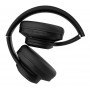 DOQAUS headphones DESIGN 2, ασύρματα & ενσύρματα, Φ40mm, 600mAh, μαύρα