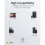 GOOBAY καλώδιο USB-C σε 2x USB-C 75739, 60W, 480Mbps, 1.5m, γκρι