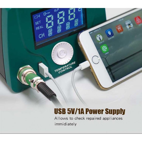 PROSKIT σταθμός συγκόλλησης SS-256B με κολλητήρι, 60W, 200~480 °C