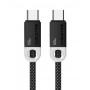 CABLETIME καλώδιο USB-C CT-CM60-PBW, 60W PD, 480Mbps, 1m, μαύρο