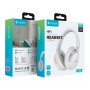 CELEBRAT headphones A40, ασύρματα & ενσύρματα, 40mm, 250mAh, λευκά