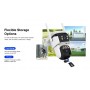 VSTARCAM smart ηλιακή κάμερα CB621DR, dual lens, 3MP, WiFi, SD, PTZ, IP66
