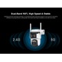 VSTARCAM smart ηλιακή κάμερα CB621DR, dual lens, 3MP, WiFi, SD, PTZ, IP66