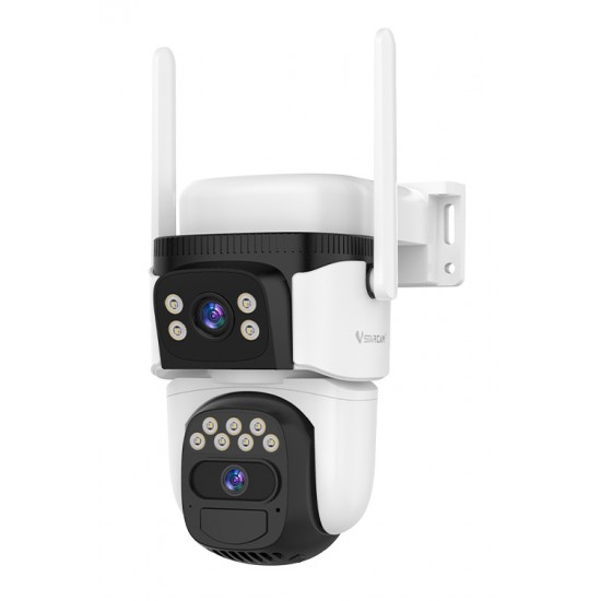 VSTARCAM smart ηλιακή κάμερα CB621DR, dual lens, 3MP, WiFi, SD, PTZ, IP66