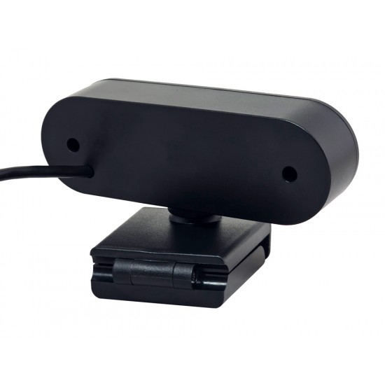 POWERTECH web camera PT-1382, 2MP, 1080p FHD, ρυθμιζόμενη εστίαση, 1.5m, μαύρη