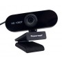 POWERTECH web camera PT-1382, 2MP, 1080p FHD, ρυθμιζόμενη εστίαση, 1.5m, μαύρη