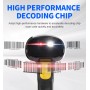 GTCODESTAR barcode scanner X-760H, 1D & 2D, ενσύρματο, μαύρο