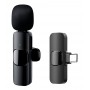 APEXEL ασύρματο μικρόφωνο APL-MIC003, USB-C, 2.4GHz, μαύρο