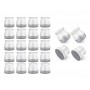 HOME USE προστατευτικές τάπες επίπλων HUH-0224, 25-30mm, διάφανες, 24τμχ