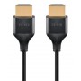 GOOBAY καλώδιο HDMI 75296 με Ethernet, slim, 4K/60Hz, 18 Gbps, 5m, μαύρο
