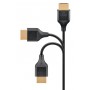 GOOBAY καλώδιο HDMI 75296 με Ethernet, slim, 4K/60Hz, 18 Gbps, 5m, μαύρο