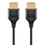 GOOBAY καλώδιο HDMI 75297 με Ethernet, slim, 8K/60Hz, 48 Gbps, 0.5m, μαύρο