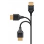 GOOBAY καλώδιο HDMI 75297 με Ethernet, slim, 8K/60Hz, 48 Gbps, 0.5m, μαύρο