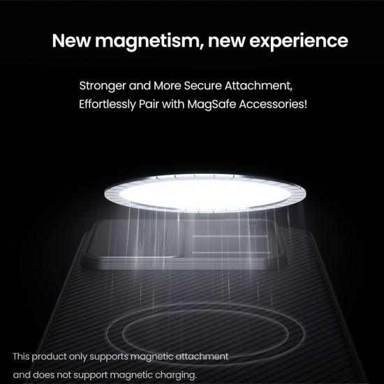 NILLKIN θήκη CamShield Pro Magnetic για Samsung Galaxy A36 5G, μαύρη