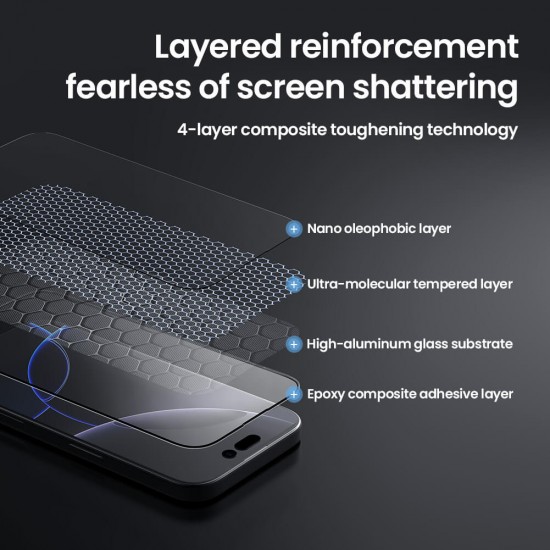 NILLKIN tempered glass 2.5D CP+ Pro για Apple iPhone 16 Pro Max