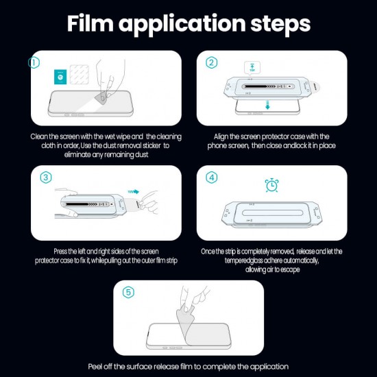NILLKIN tempered glass Guardian 2.5D για Apple iPhone 16