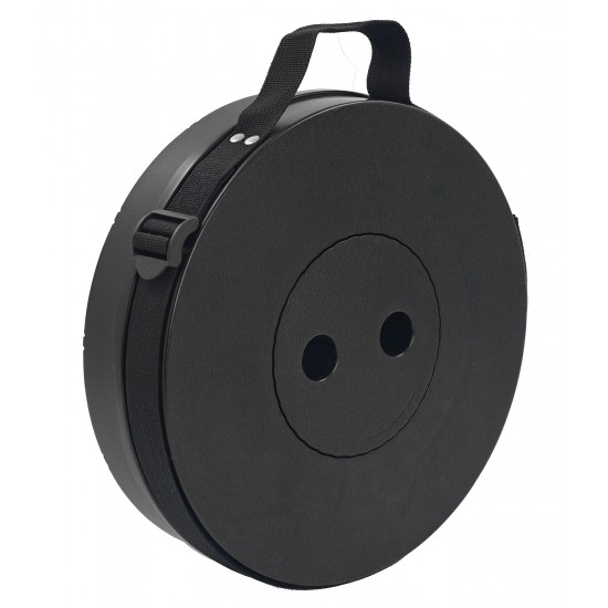 HOME USE πτυσσόμενο καρεκλάκι HUH-0230, αντοχή έως 250kg, 25.5x45cm, μαύρο