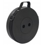 HOME USE πτυσσόμενο καρεκλάκι HUH-0230, αντοχή έως 250kg, 25.5x45cm, μαύρο