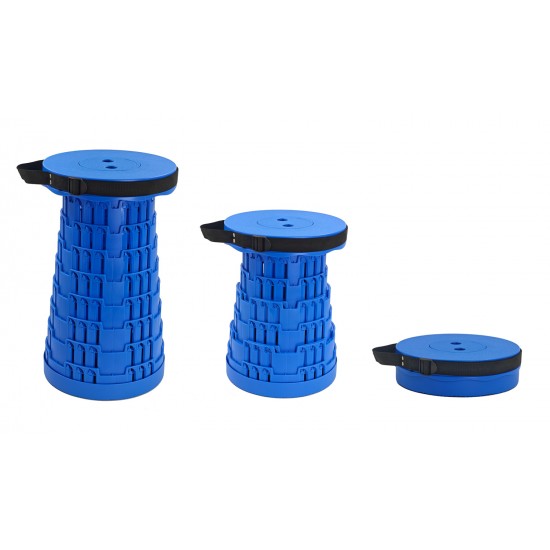 HOME USE πτυσσόμενο καρεκλάκι HUH-0234, αντοχή έως 250kg, 25.5x45cm, μπλε