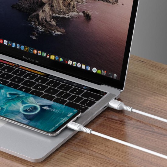 KAKUSIGA καλώδιο micro USB σε USB KSC-805, 2.4A, 480Mbps, 1m, μαύρο