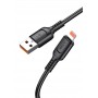 KAKUSIGA καλώδιο Lightning σε USB KSC-805, 2.4A, 480Mbps, 1m, μαύρο