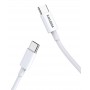 KAKUSIGA καλώδιο USB-C σε USB-C KSC-653, 100W, 480Mbps, 25cm, λευκό