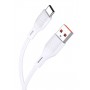 KAKUSIGA καλώδιο USB-C σε USB KSC-953, σιλικόνης, 3A, 480Mbps, 1m, λευκό