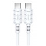 KAKUSIGA καλώδιο USB-C σε USB-C KSC-710, 60W, 480Mbps, 1.2m, λευκό