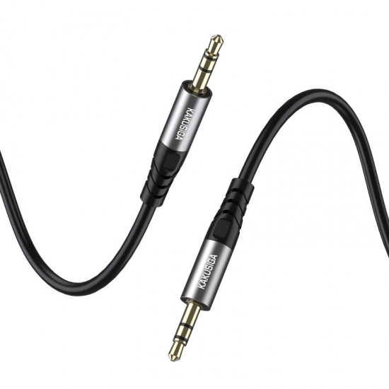 KAKUSIGA καλώδιο ήχου 3.5mm KSC-892, AUX, 1m, μαύρο