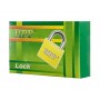 HPP λουκέτο πέταλο με κλειδί CTL-0039, 20mm, μεταλλικό