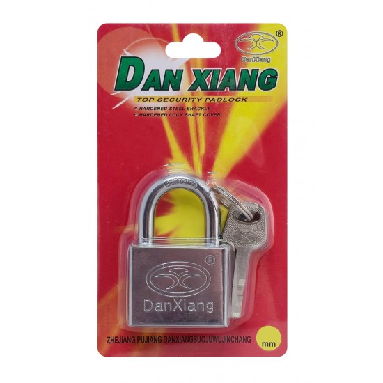 DAN XIANG λουκέτο πέταλο με κλειδί CTL-0027, 30mm, μεταλλικό