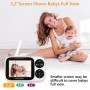 HELLOBABY ενδοεπικοινωνία μωρού HB2033 με κάμερα & οθόνη 3.2", 720p