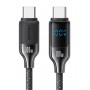 USAMS καλώδιο USB-C SJ742, 100W, 480Mbps, 1.2m, μαύρο