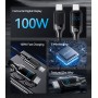 USAMS καλώδιο USB-C SJ742, 100W, 480Mbps, 1.2m, μαύρο