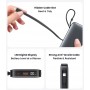 USAMS power bank CD228 με 2x καλώδια, 2x θύρες εξόδου, 10000mAh, 20W, γκρι