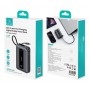 USAMS power bank CD243 με καλώδιο USB-C, 2x θύρες εξόδου, 20000mAh, 65W, γκρι